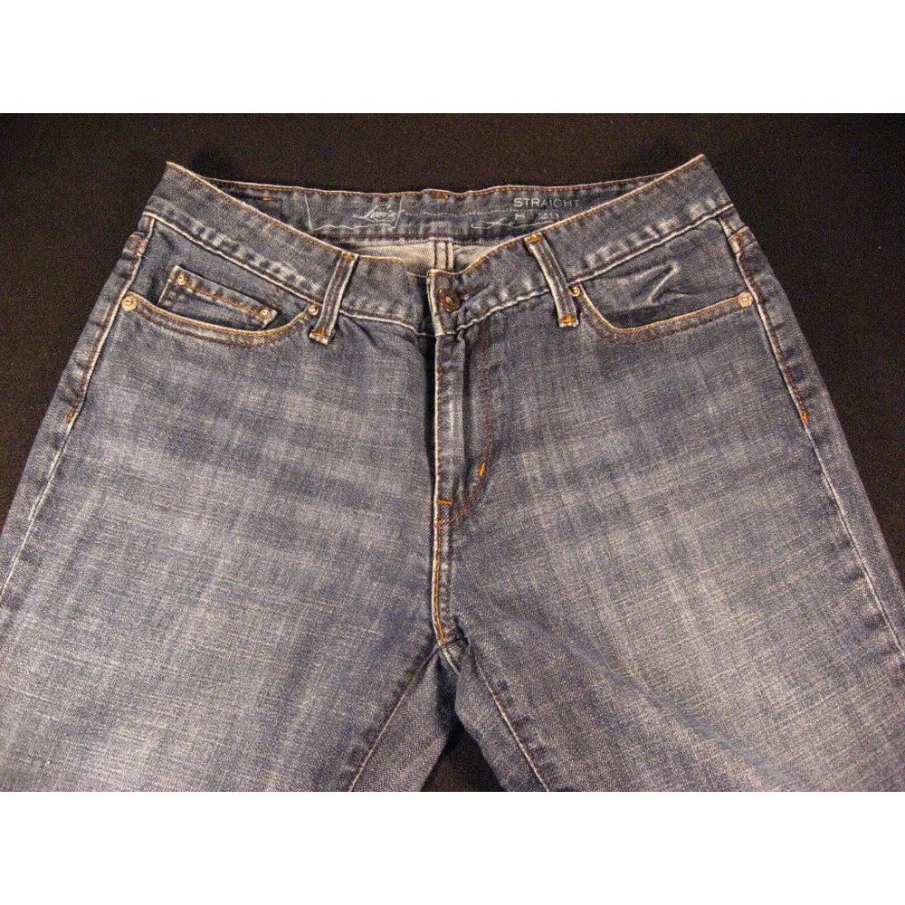 Vintage Levis Straight Womens Jeans 8L Blue Denim 8/29 WLP 423 - Picture 5 of 11